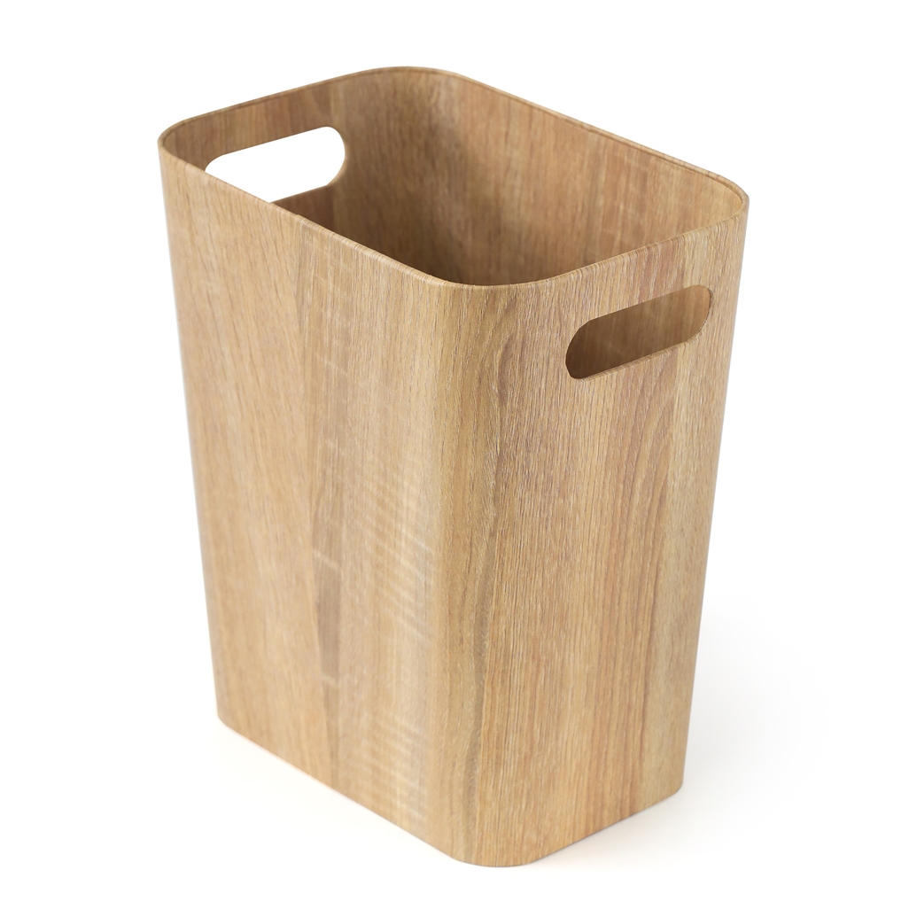 V637-PLA37350-202508260540-00 bulk 6 Woodgrain Look Narrow Storage Bin 30cm - Image 1