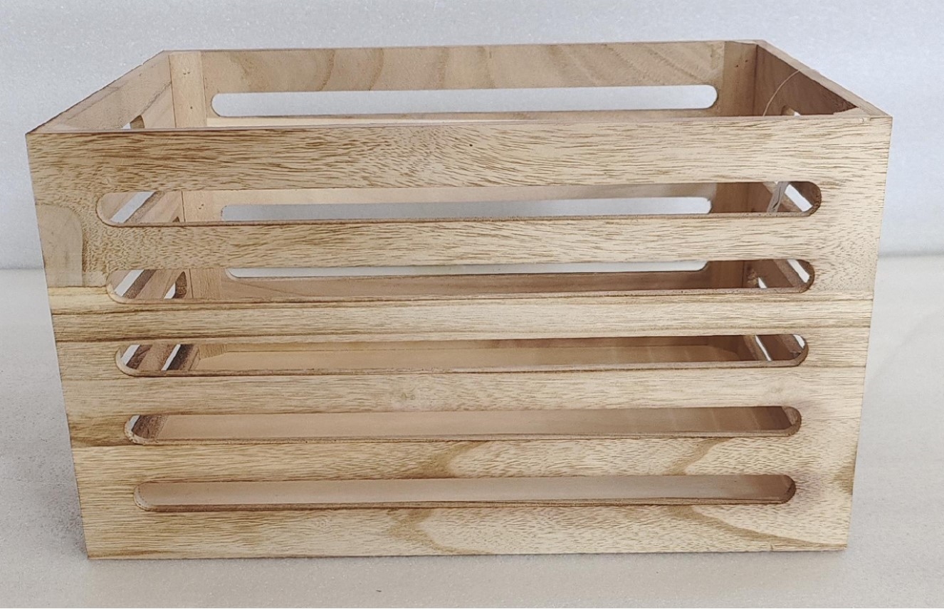 V637-WDB35974-202508260652-00 Wood Crates Natural 40x22cm - Image 1