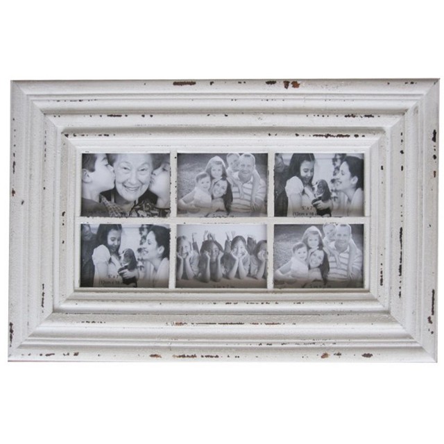 V637-WF-6PH-W-202508260725-00 Antique 6 Collage Photo Frame 79cm - Image 1