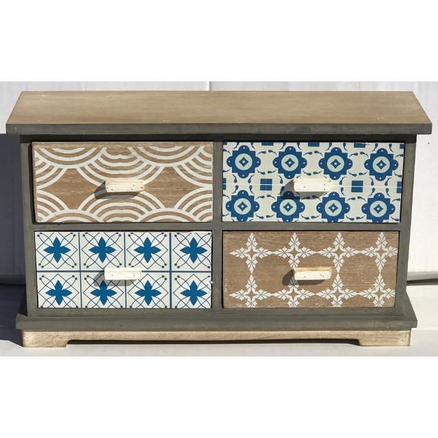 V637-WF-AHF170703-202508260405-00 Small 4 Drawer Cabinet 35cm - Image 1