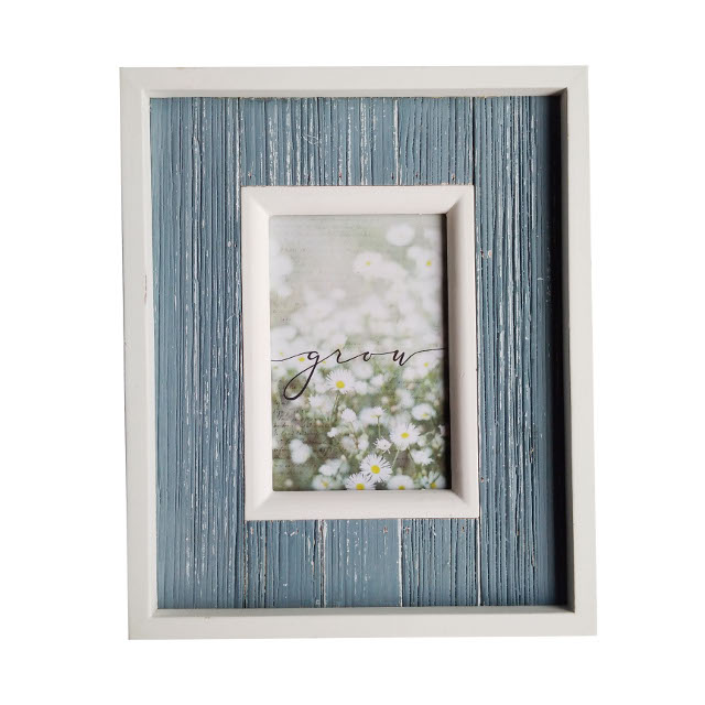 V637-WF-AHF190802-202508260425-00 Rustic Single Photo Frame 27cm - Image 1