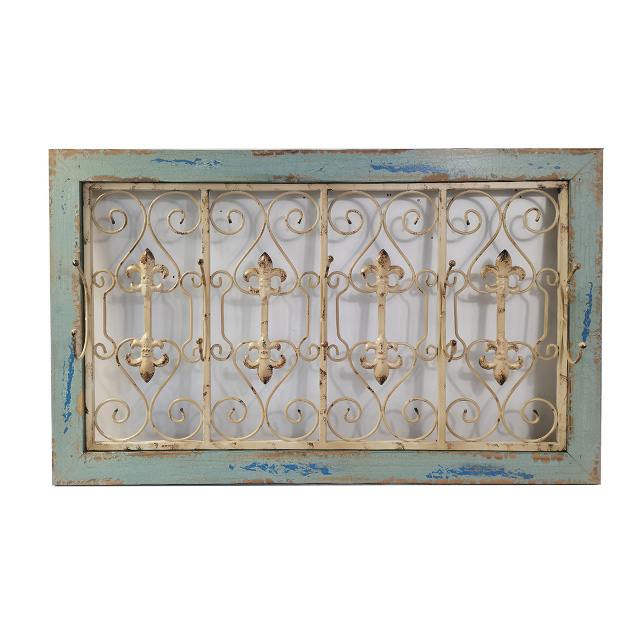 V637-WF-AHF200758-202508260455-00 Decorative See Through 4 Hooks Panel 75cm - Image 1