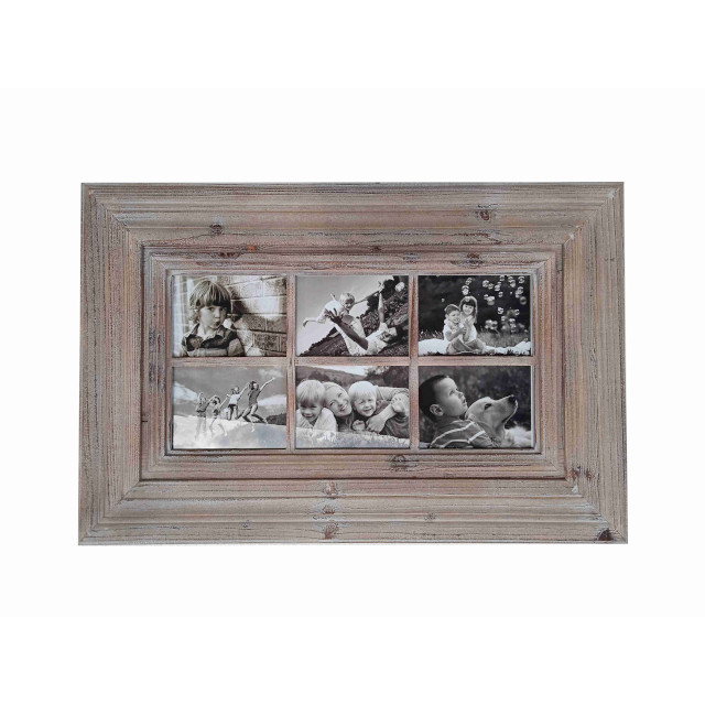 V637-WF-AHF720-A1-N-202508260510-00 Antique 6 Collage Photo Frame 79cm - Image 1