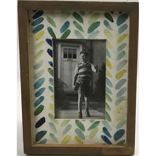 V637-WF-WOO-1067-202508260710-00 Antique Single Photo Frame 26cm - Image 1
