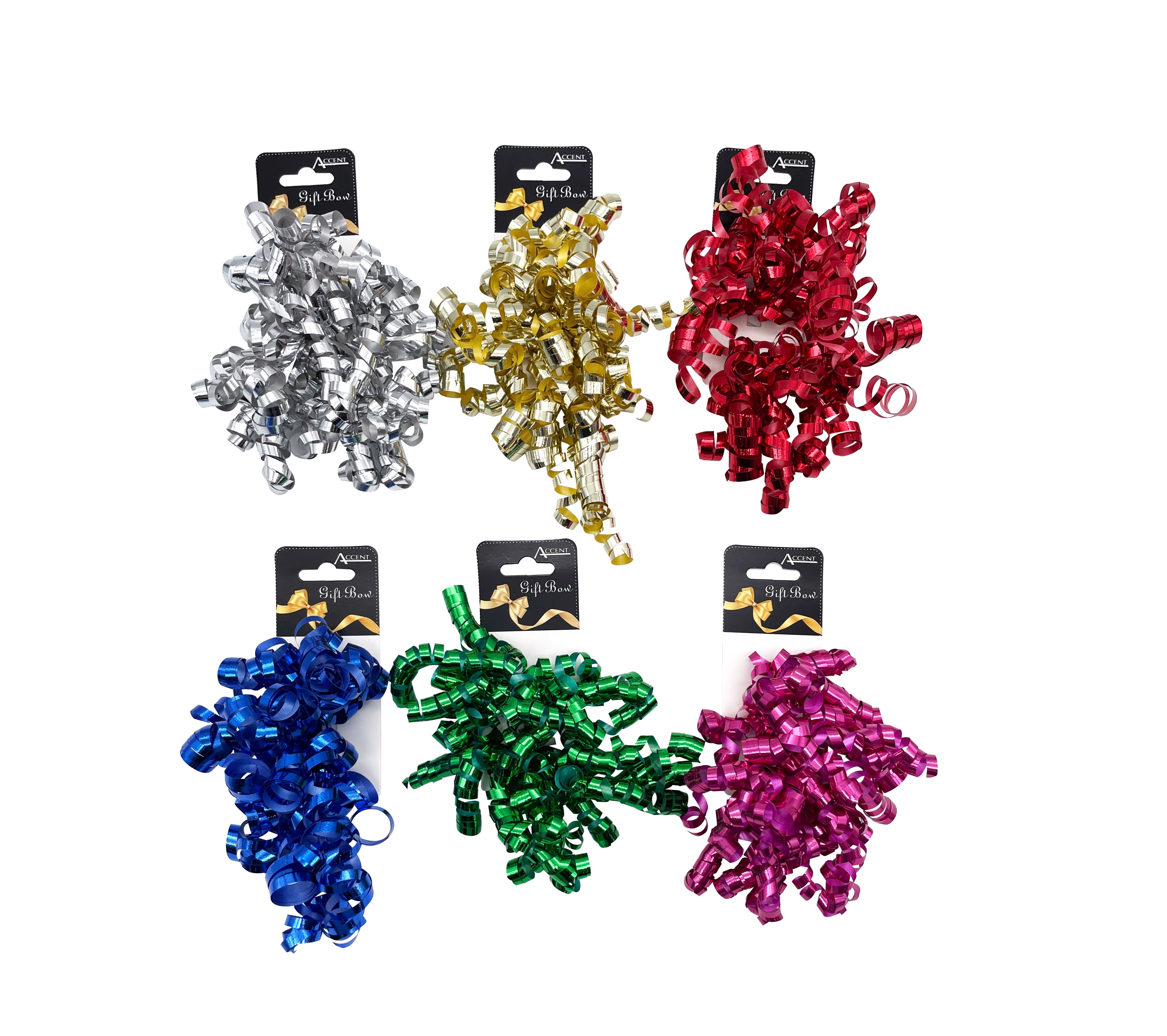 V637-WRP31748-202508260740-00 bulk 24 Metallic Curling Ribbon Assort Cols - Image 1