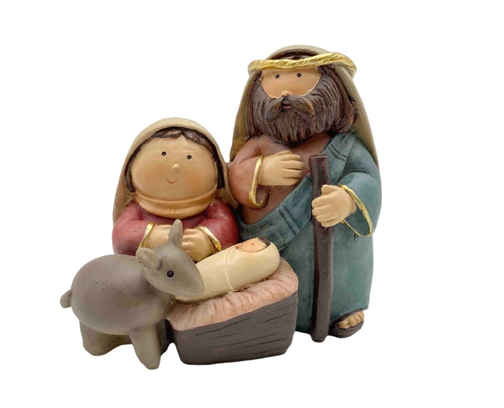 V637-XMS31131-202508260825-00 bulk 12 Xmas Nativity Deco W Baby 11cm - Image 1