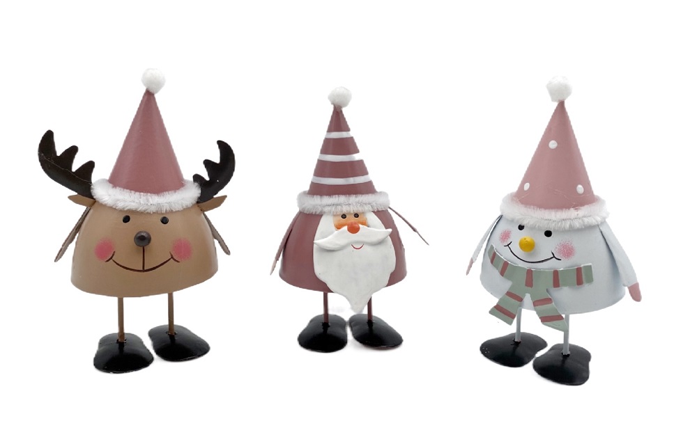 V637-XMS31205-202508260830-00 bulk 24 Xmas Metal Standing Deco Assort 14cm - Image 1