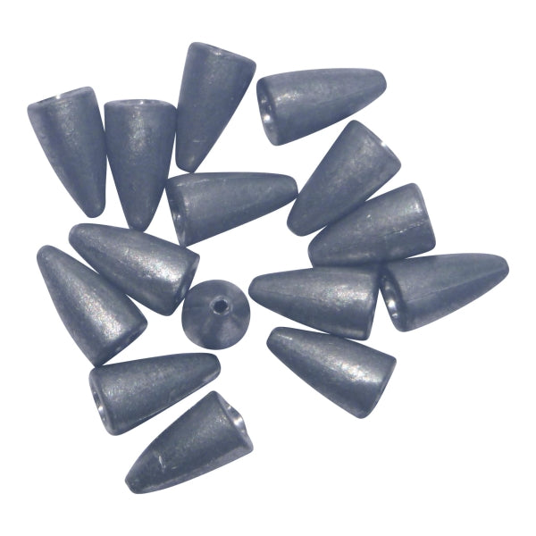 V658-93MC000020878-202507311353-00 Swimerz 3/16 oz Lead Bullet Sinker - Qty 15 Pack - Image 1