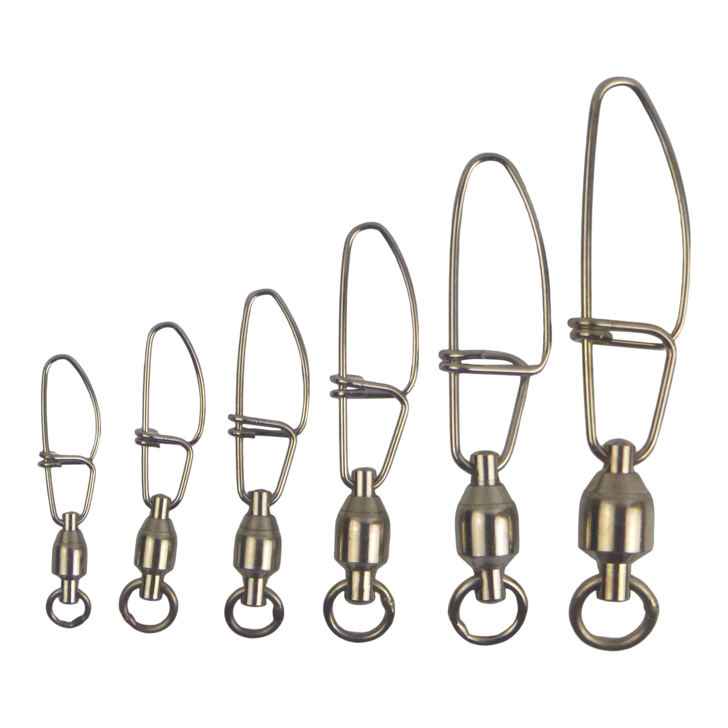 V658-93MC000130710-202507311230-00 Swimerz HD Ball Bearing Swivels with Crosslock Snap, Size 3, 20 pack - Image 1