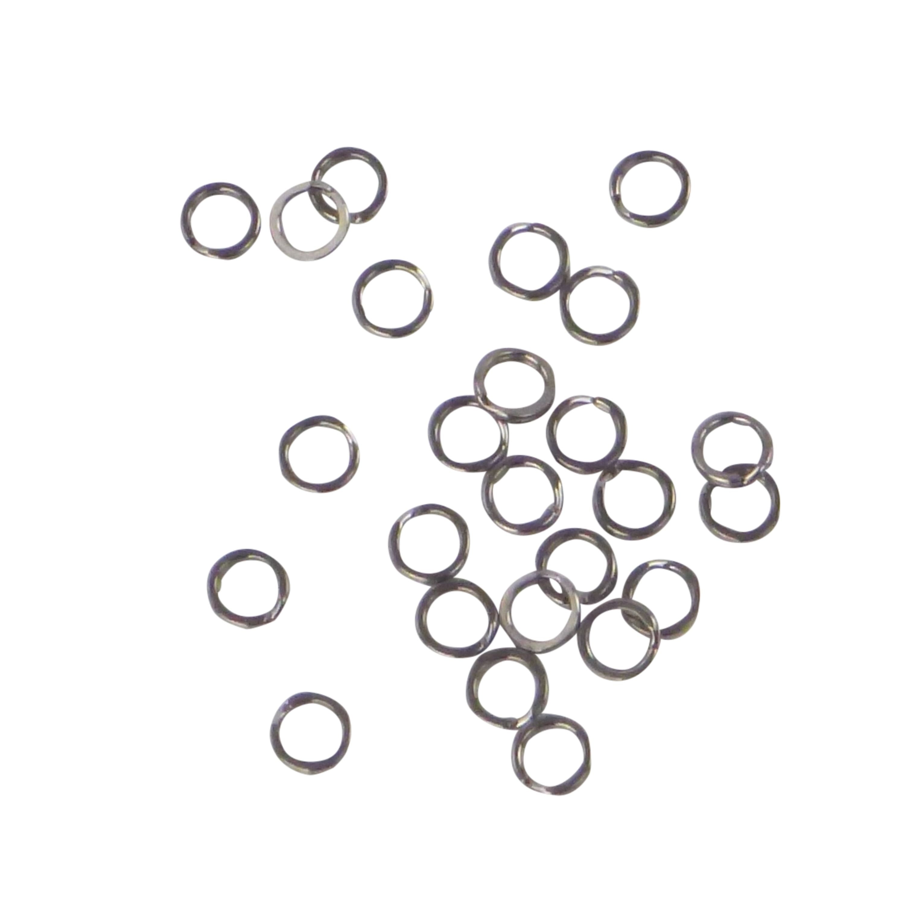 V658-93MC00025052-202507311430-00 Swimerz 7mm Split Ring Stainless Steel, 25 Pack - Image 1