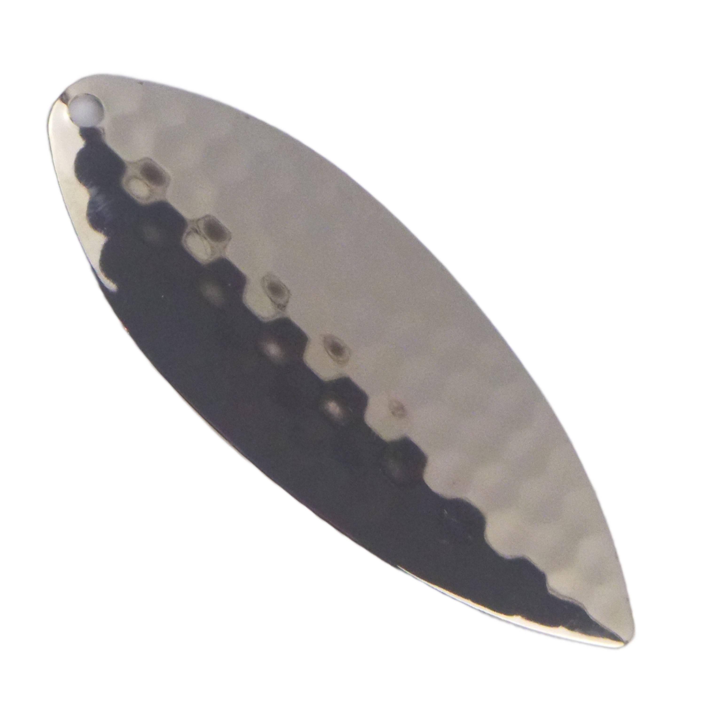 V658-93MC000270063-202507311141-00 Artizan Trolling Flasher Blade, Silver, 117mmL x 43mmW, Qty 5 - Image 1