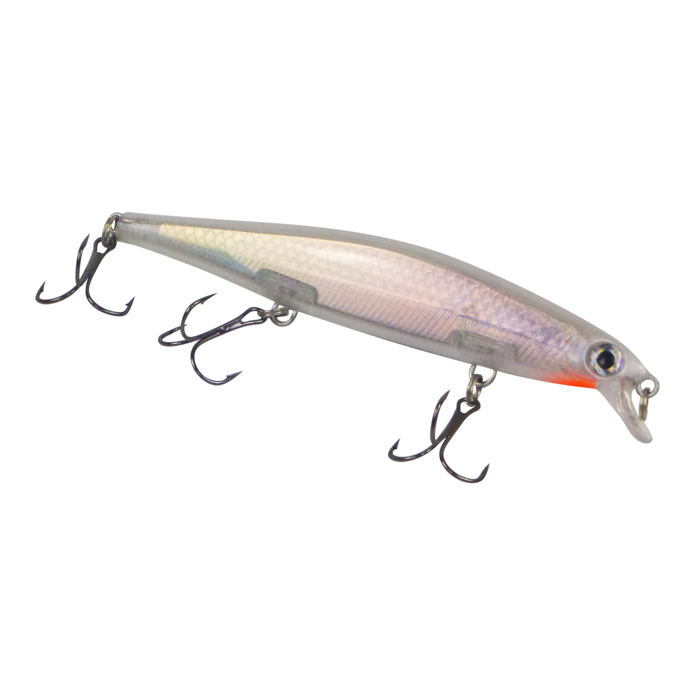 V658-93MC000320103-202507311045-00 Finesse 'Chudan' 110mm Sinking/Diving Minnow, Ghost Flash - Image 1