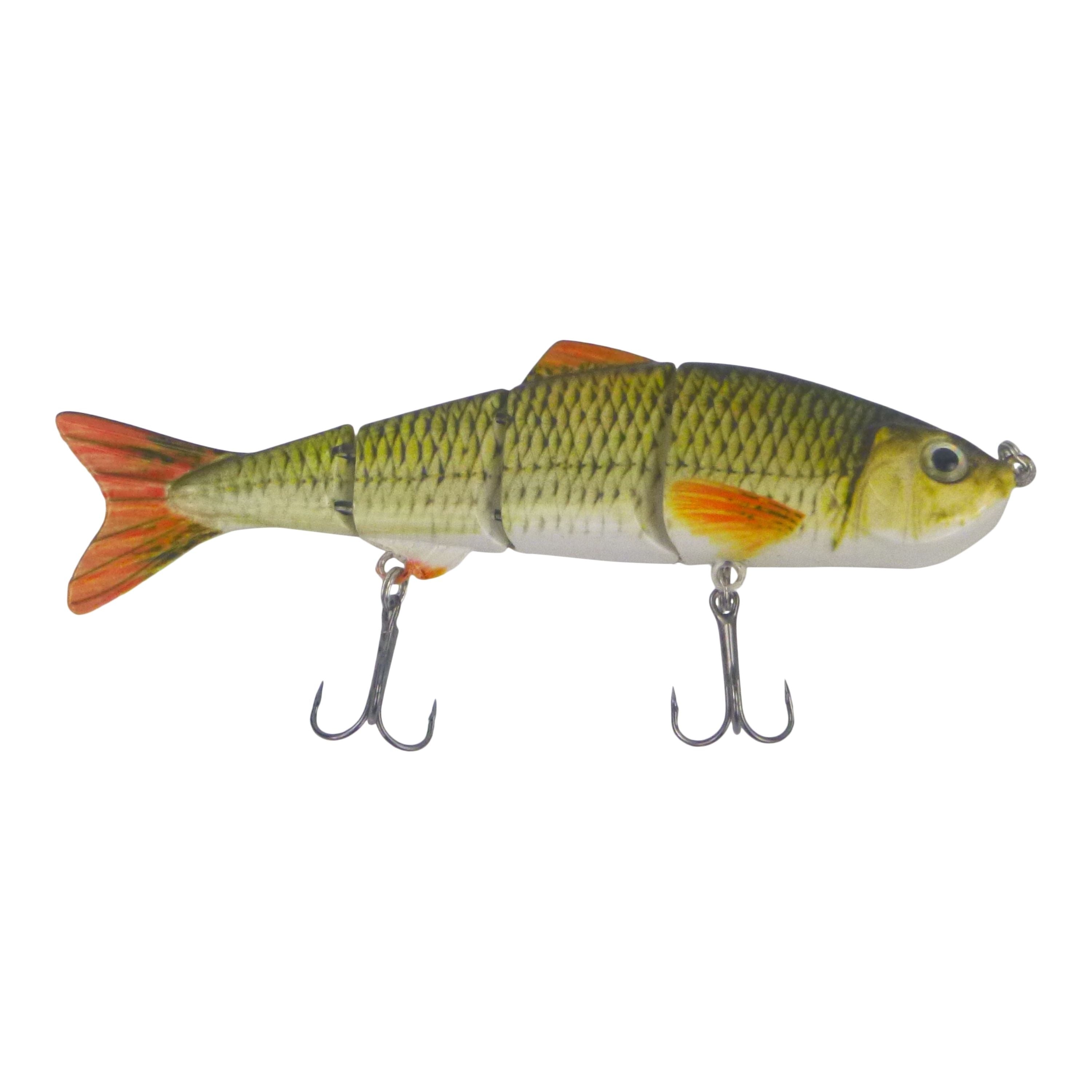 V658-93MC000326104-202507311136-00 Finesse Naturals 4 Segment Swimbait, 110mm, Carp - Image 1