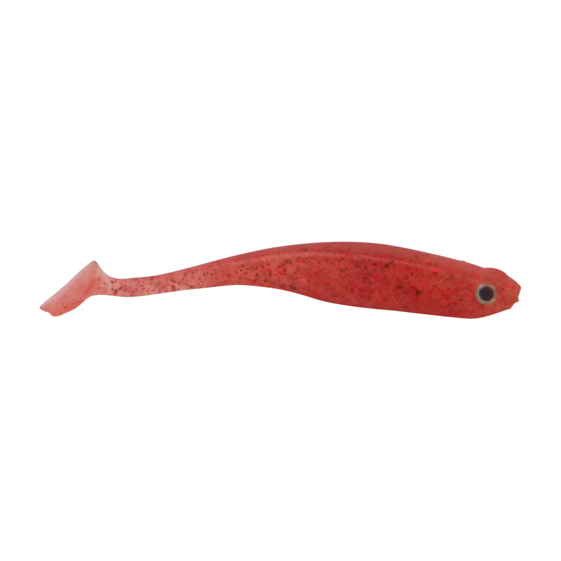 V658-93MC000350010-202507311326-00 Swimerz Soft Shad 100mm Paddle Tail lure, Red Bug, 6 pack - Image 1