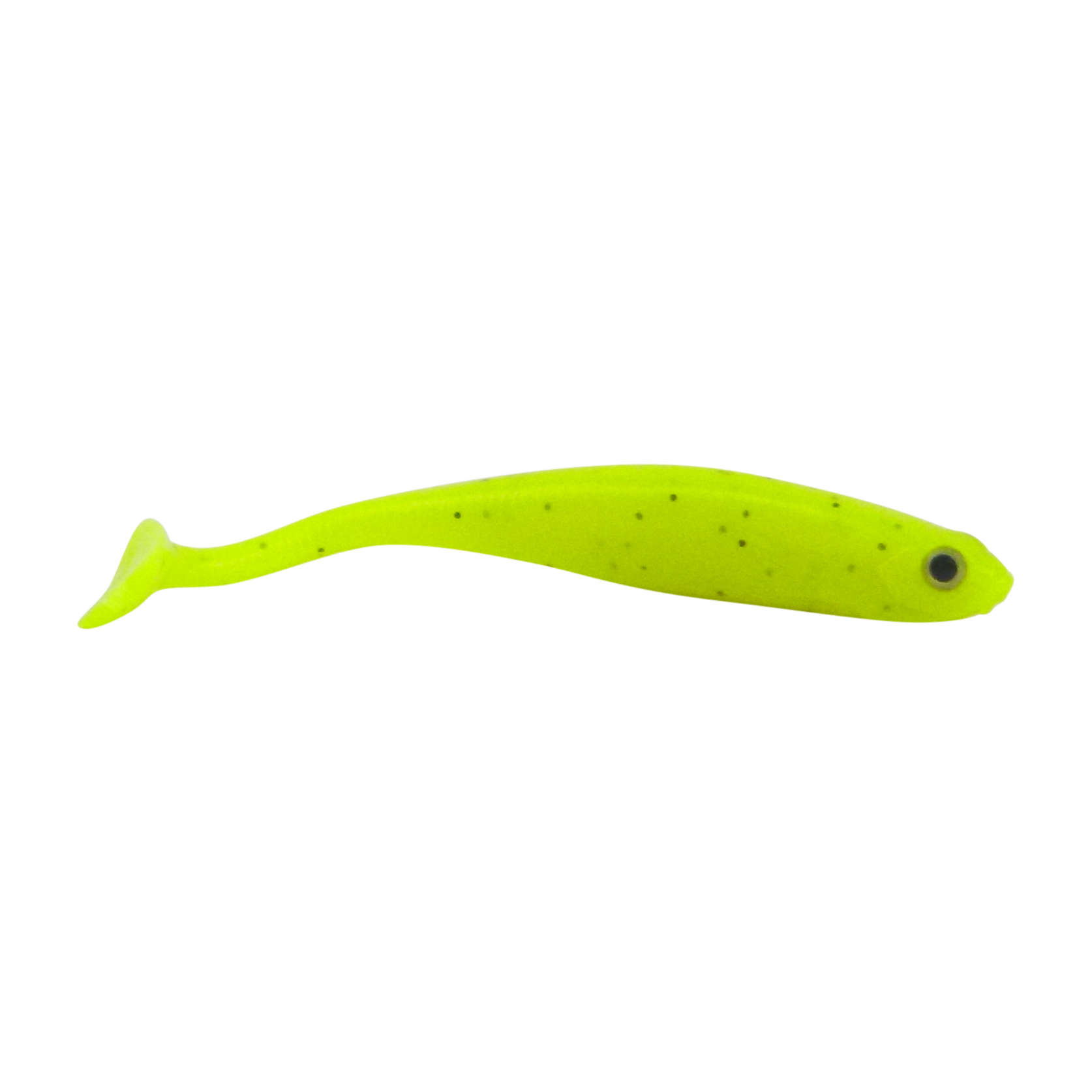 V658-93MC000350012-202507311325-00 Swimerz Soft Shad 100mm Paddle Tail lure, Chartruese, 6 pack - Image 1