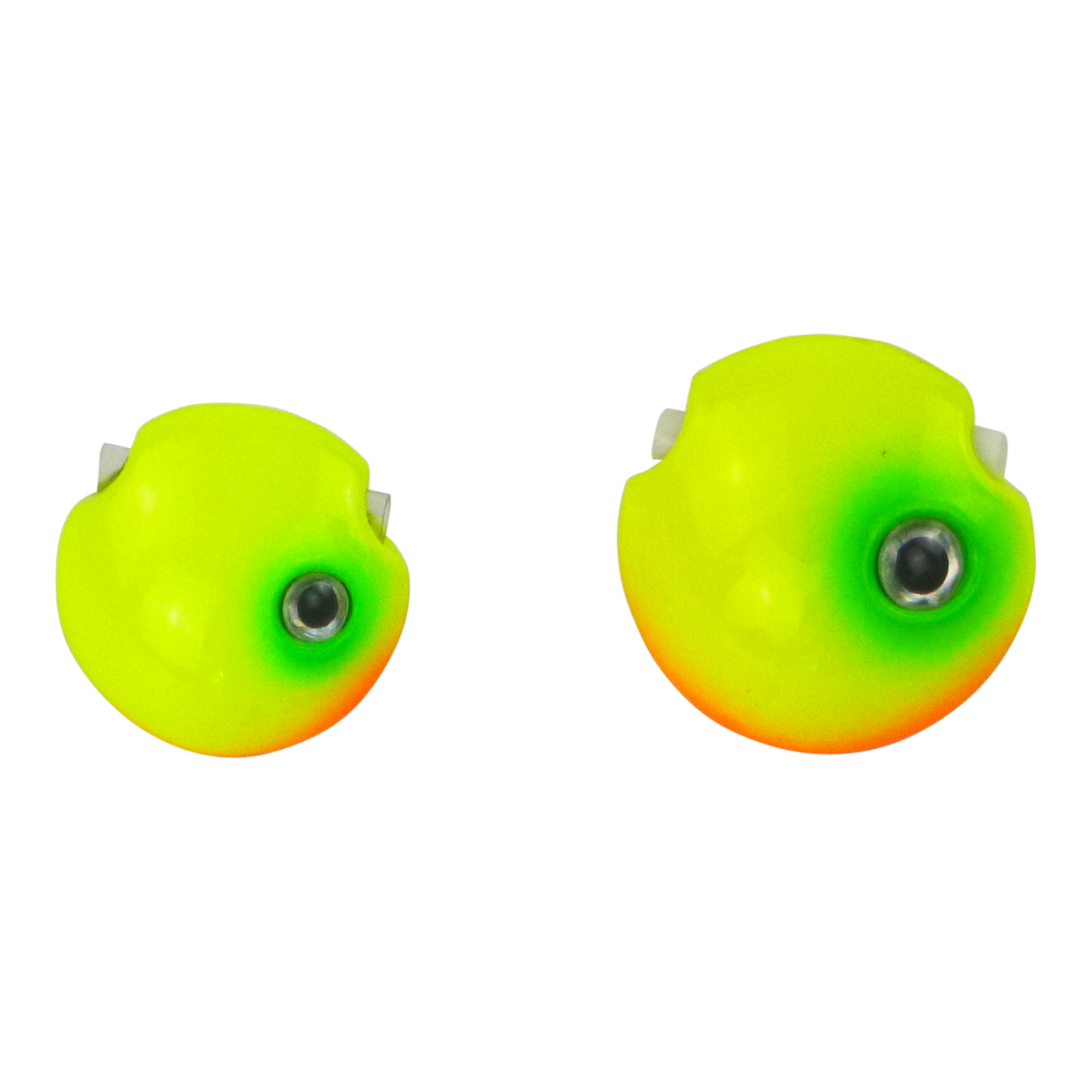 V658-93MC000361021-202507311054-00 Finesse Kabura Slider Jig Head, 60gm, Lime Spider, 2 Pack - Image 1