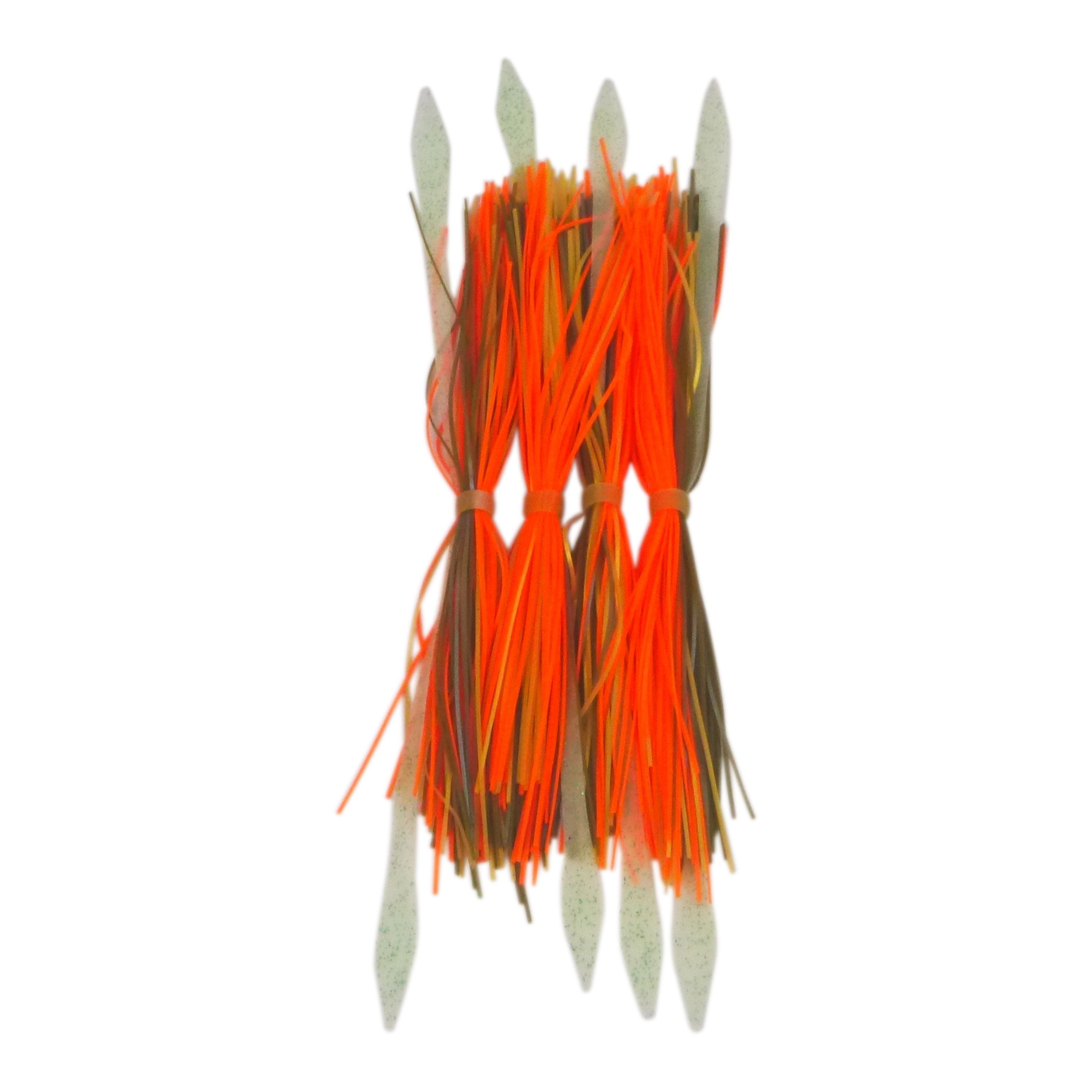 V658-93MC000471203-202507311041-00 Dekoi Tailed Lure Skirts, Orange Lumo Tail - Image 1