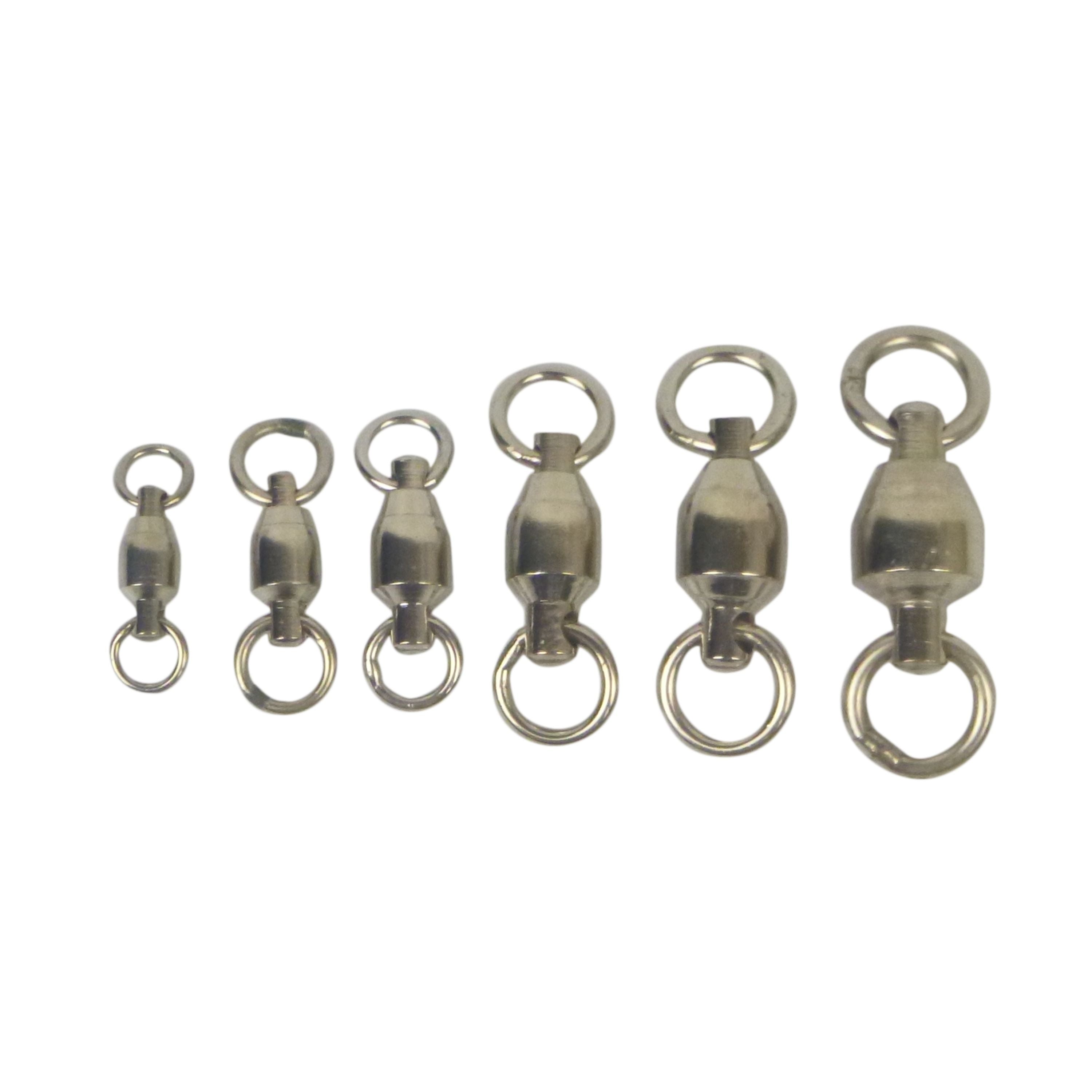 V658-93MC000670611-202507311232-00 Swimerz Heavy Duty Ball Bearing Swivels, Size 4, 20 pack - Image 1