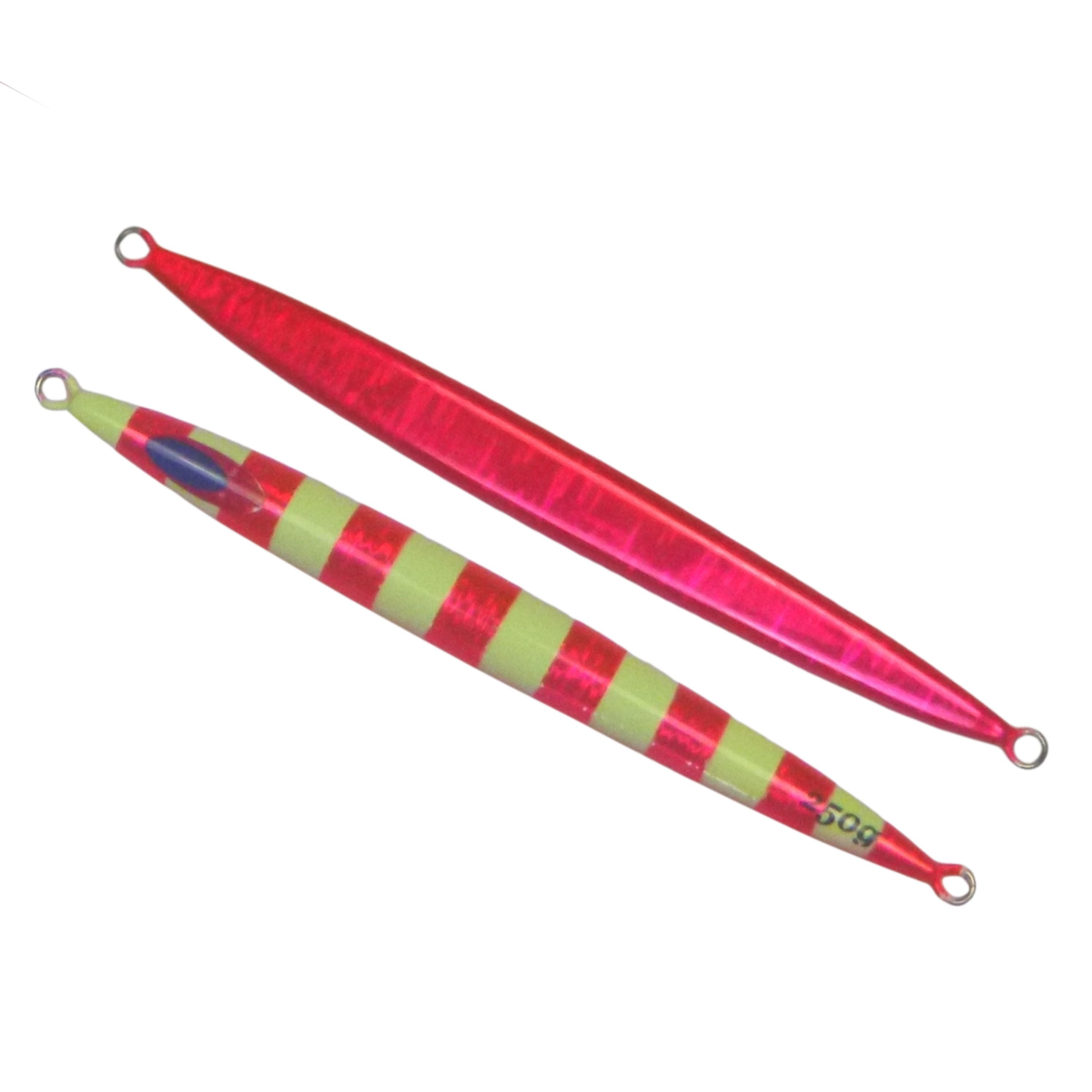 V658-93MC000683012-202507311110-00 Finesse Lumo Fastdrop Jig, 250gm, Hot Pink, Qty 2 - Image 1