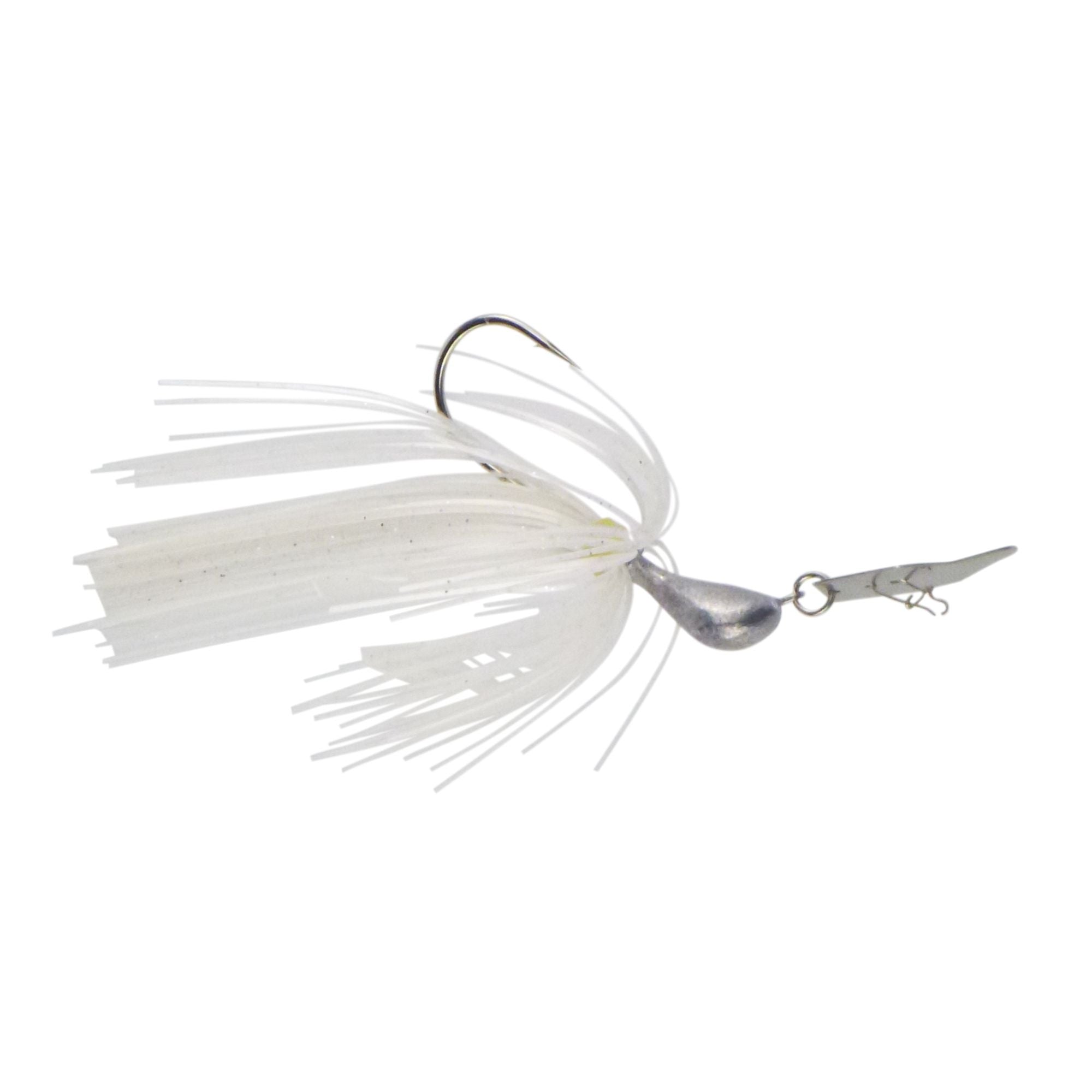 V658-93MC003072016-202507311031-00 Dekoi 7gm Bladed Swim Jig, Chatterbait, Metallic Pearl, 2 pack - Image 1