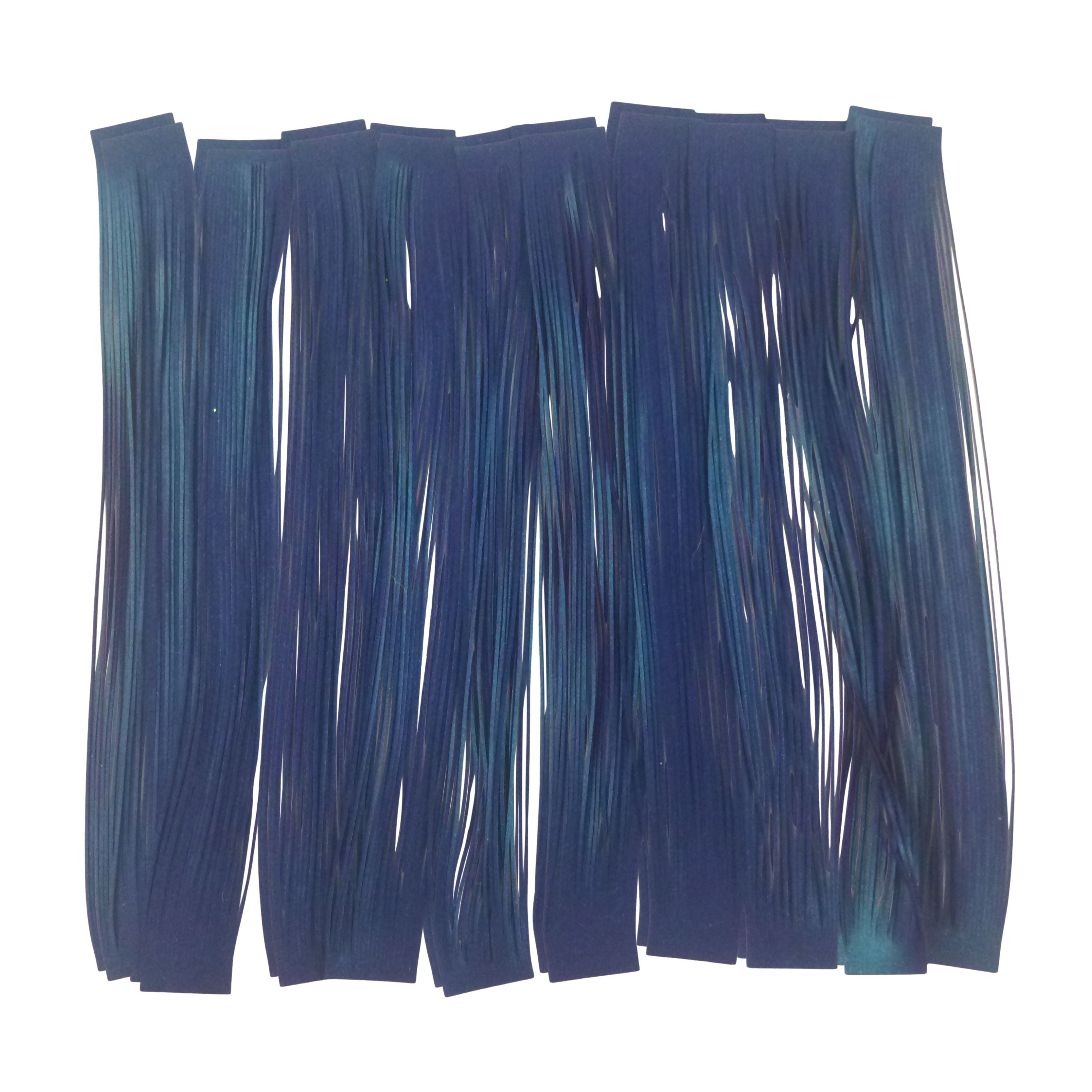 V658-93MC278801224-202507311108-00 Artizan 22 strand silicon skirt, Metallic Blue, Pack of 20 - Image 1