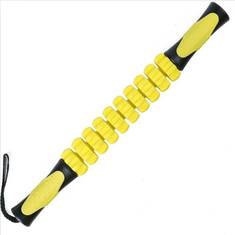 V888-ELOSUNG33800-202508280516-00 Yellow Deep Tissue Massage Roller Stick for Muscle Soreness & Recovery - Portable Fascia Release Tool - Image 1
