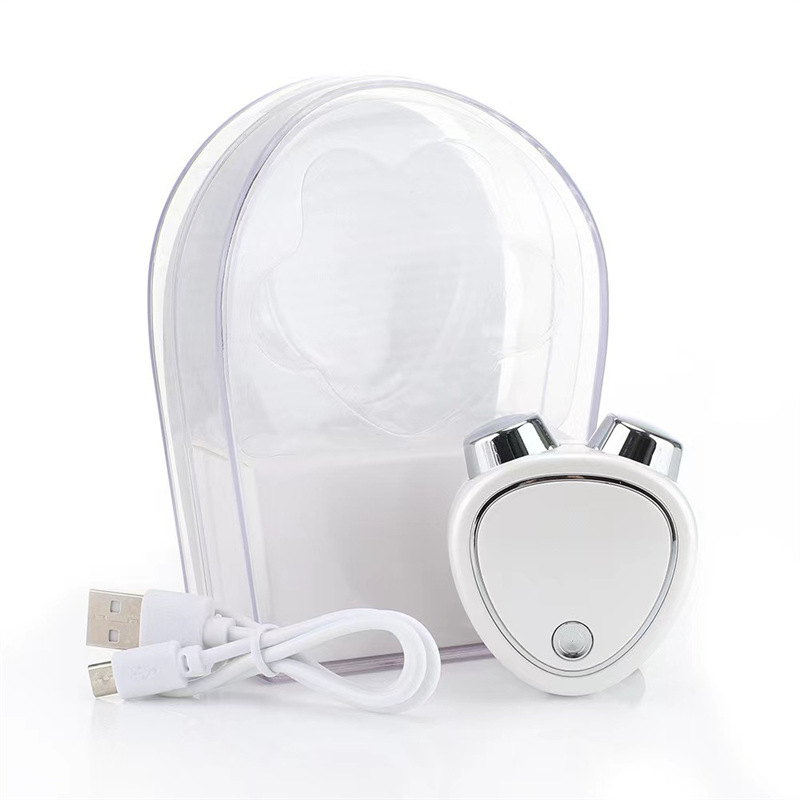 V888-ELOSUNG34416-202507151020-00 White EMS Microcurrent Facial Lifting Massager - Skin Tightening & Sculpting Beauty Tool - Image 1