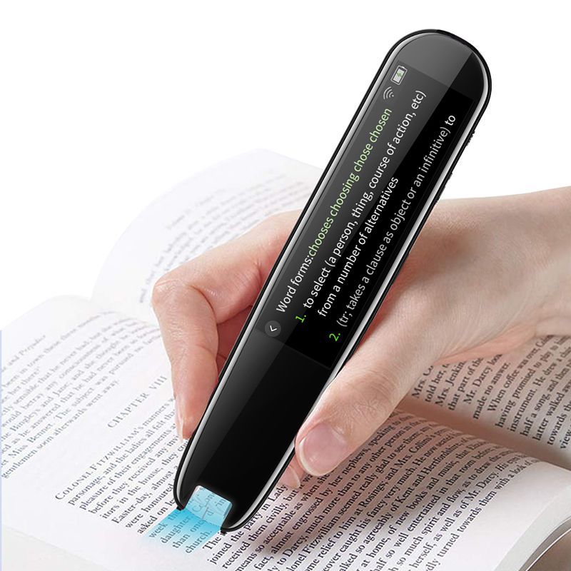 V888-ELOSUNG35609-202507071017-00 Smart AI Scan & Voice Translator Pen - 112+ Languages, Offline Mode, HD Touchscreen & Dictionary(black) - Image 1