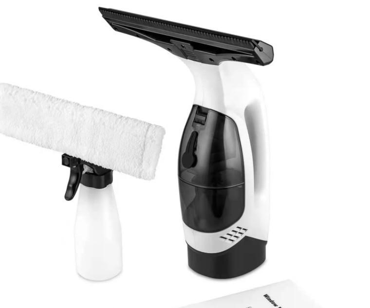 V888-ELOSUNG35615-202507071021-00 Cordless Window & Surface Vacuum Cleaner Kit - Rechargeable, Streak-Free Squeegee with Spray Bottle(White) - Image 1