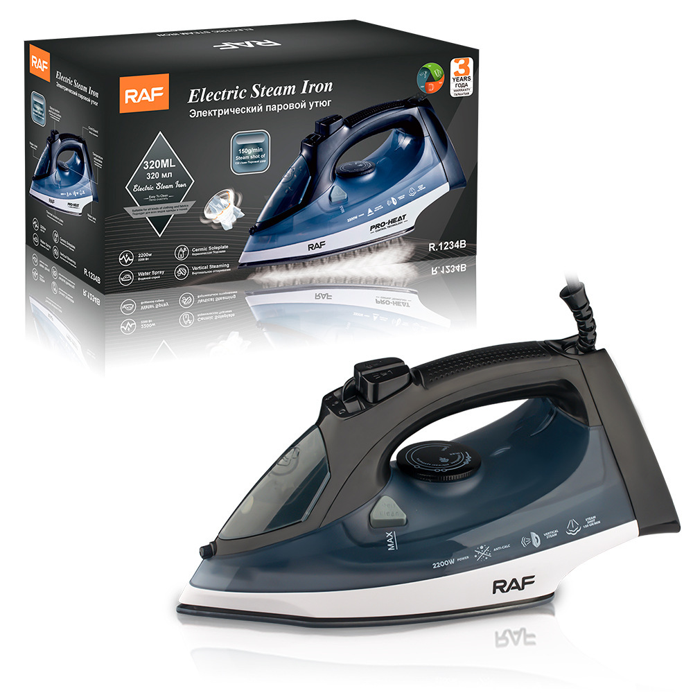 V888-ELOSUNG35664-202507151015-00 Powerful 2200W Electric Steam Iron with Ceramic Soleplate & Vertical Steam Function(blue) - Image 1