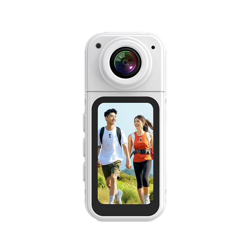 V888-ELOSUNG35782-202507281645-00 Thumb-Sized 2.7K Camera with 180 Rotatable Lens & Magnet Mount - Capture Your World Hands-Free(white+32G) - Image 1