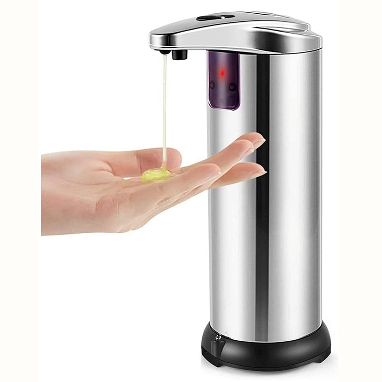 V888-ELOSUNG35834-202508051620-00 Touchless Automatic Soap Dispenser - Stainless Steel, Adjustable Volume, Infrared Sensor for Kitchen & Bathroom(Silver) - Image 1