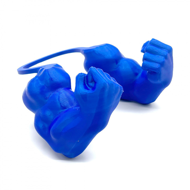 V888-ELOSUNG35918-202508191035-00 2pc Hilarious Muscle Arm Pet Costume Prop - Funny Novelty Arms for Cats & Small Dogs(blue) - Image 1