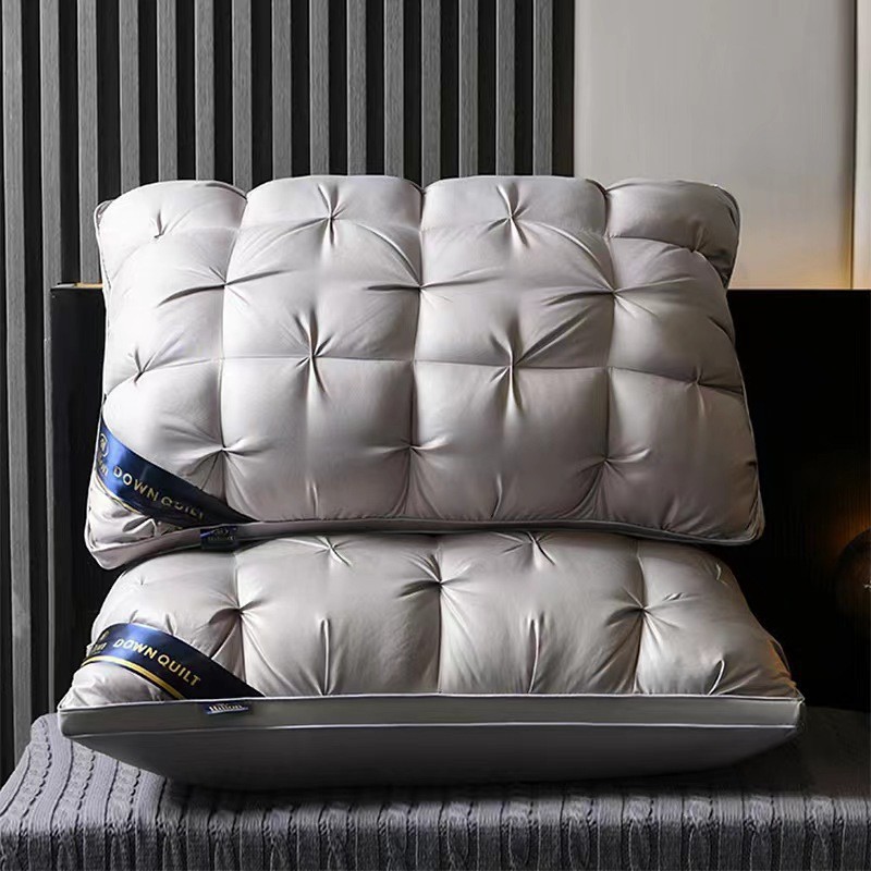 V888-ELOSUNG36029-202507221430-00 Grey Luxury Adjustable Bed Pillow Set (2-Pack) - Hotel Quality Down Alternative for Ultimate Neck Support & Comfort - Image 1