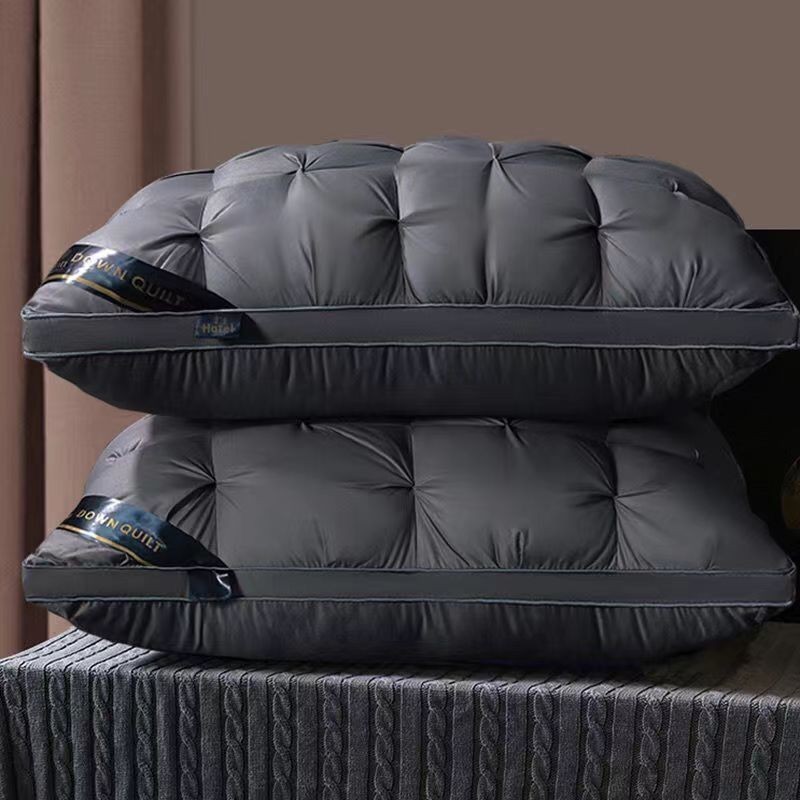 V888-ELOSUNG36033-202507221431-00 Dark Grey Luxury Adjustable Bed Pillow Set (2-Pack) - Hotel Quality Down Alternative for Ultimate Neck Support & Comfort - Image 1