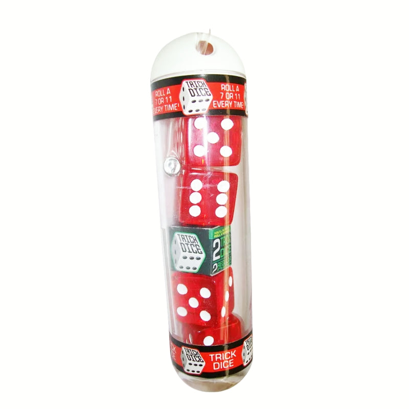 V922-AWD-C1041-TRIDIC-202508251215-00 4 x TUBES OF Magic Trick Dice, Roll A 7 OR 11 EVERY TIME - Image 1