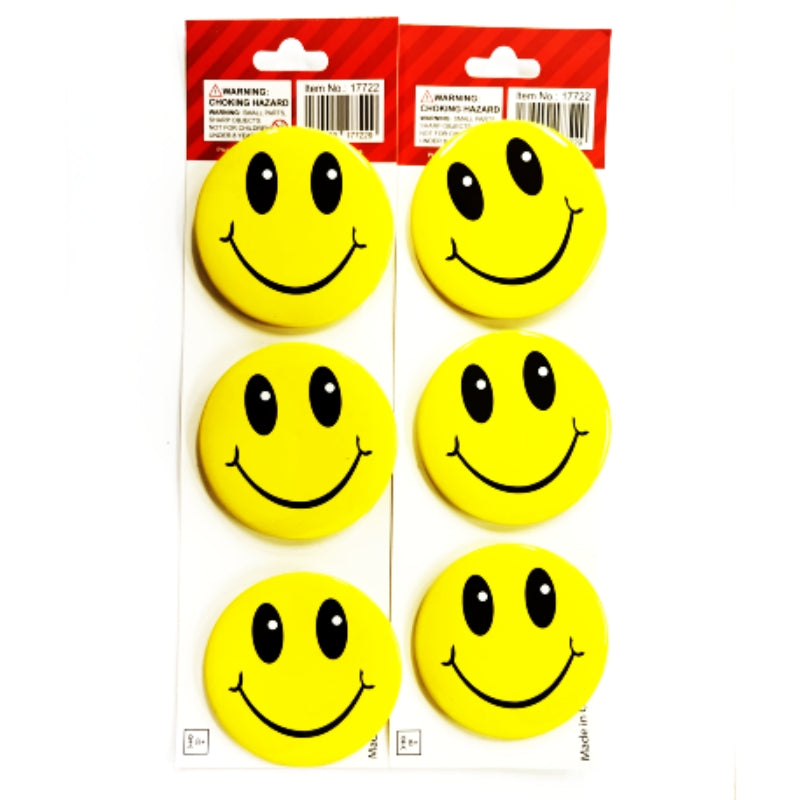 V922-AWD-D1311-SMIPINM-202508251155-00 Smiley face badges - Medium 3.9cm - Image 1