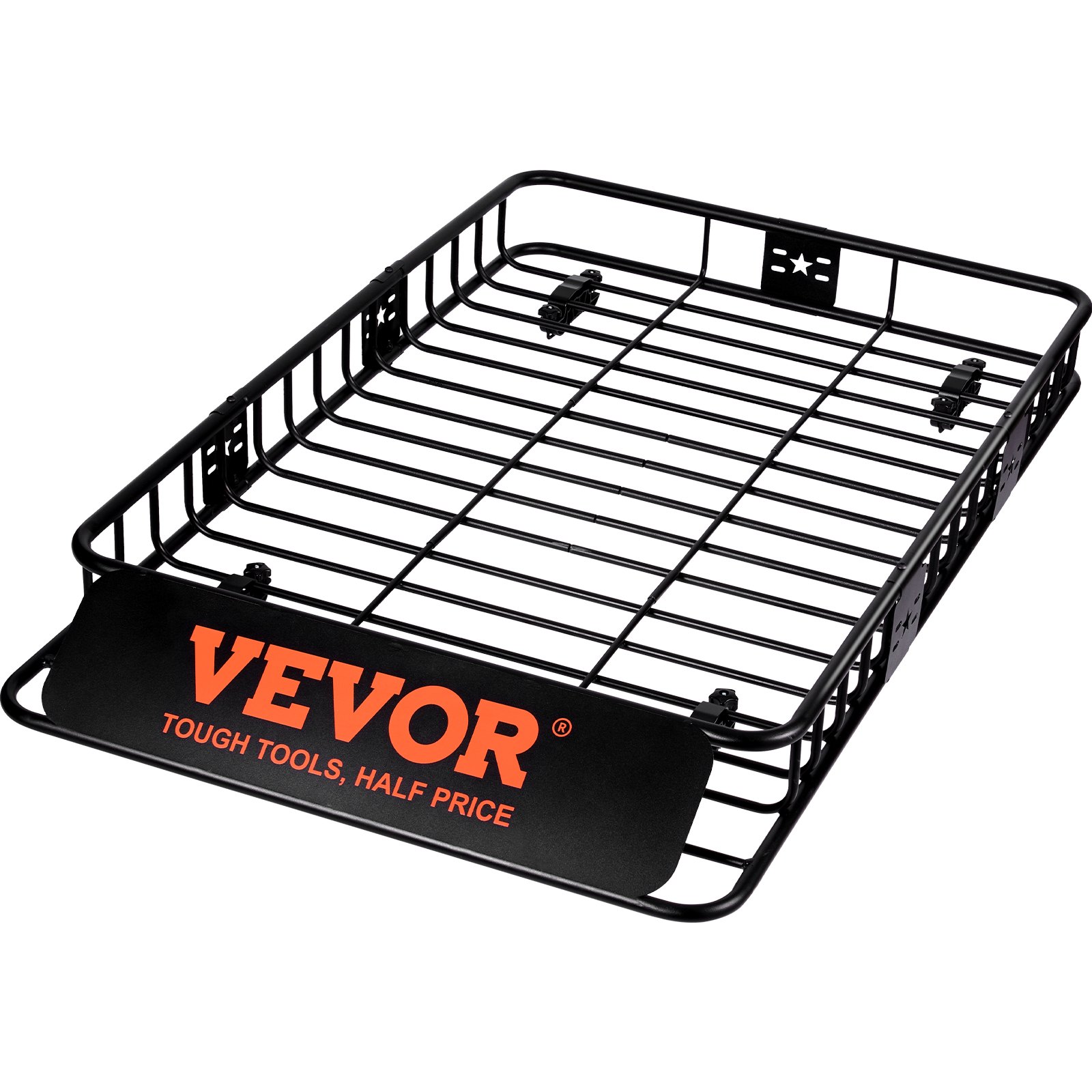 V952-CDXLJJY364396P5CVV0-202508011432-00 VEVOR Roof Rack Cargo Basket 200 LBS Capacity Extension 64"x39"x6" for SUV Truck - Image 1