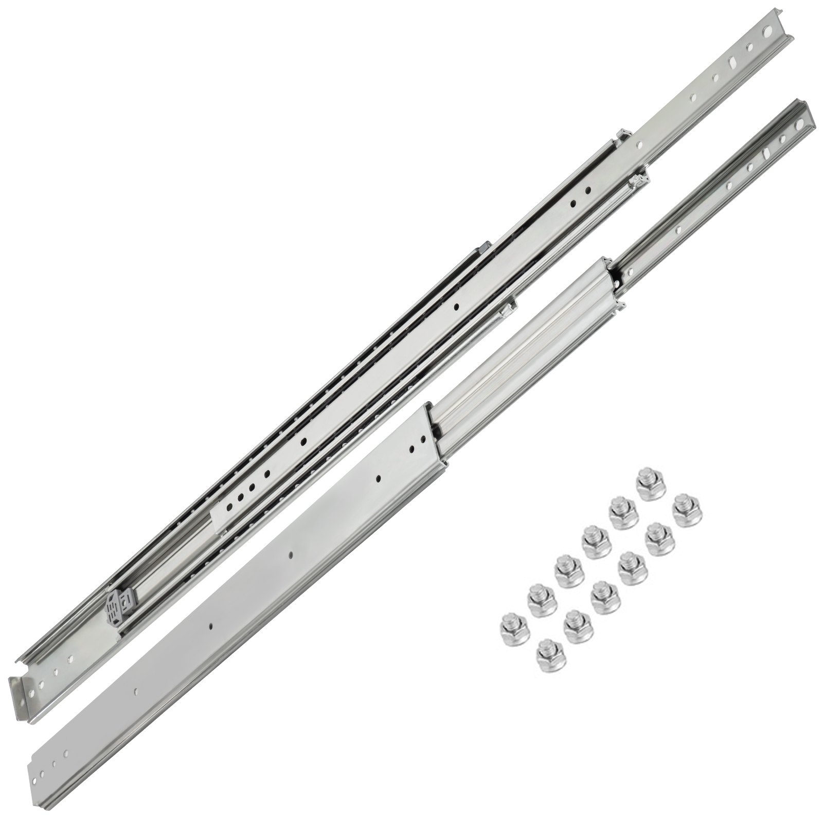 V952-CTDGBYCW500402FS6V0-202507141741-00 VEVOR Drawer Slide Soft Close Drawer 1Pair 40" Ball Bearing Full Extension 500lb - Image 1