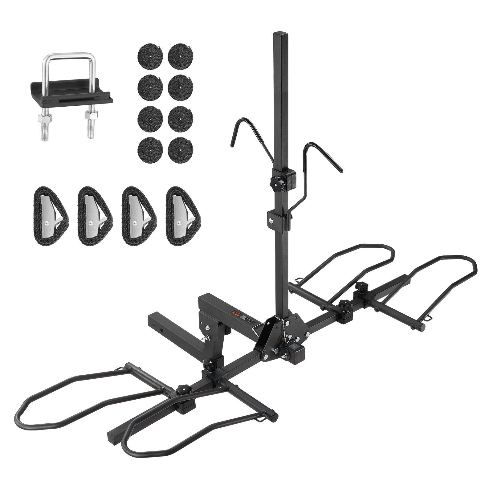 V952-GJZXCJTJSGJJXOJYPV0-202507141540-00 VEVOR 2-Bike Rack Hitch Mount 160lbs Folding Carrier Car Truck SUV 2 - Image 1