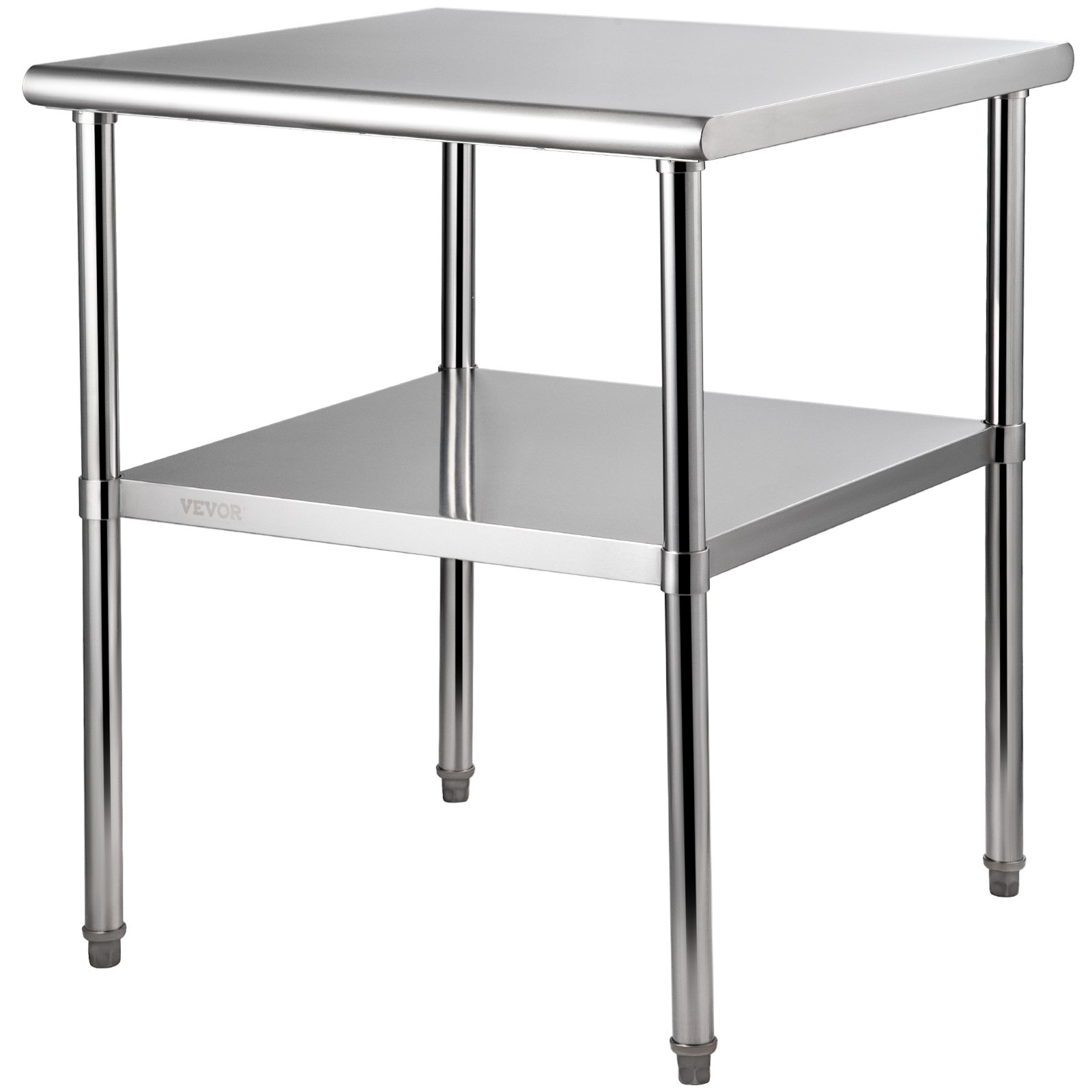 V952-J30X30X36INCHMQ0DV0-202507141327-00 VEVOR Stainless Steel Work Prep Table Commercial Food Prep Table 30x30x36in - Image 1