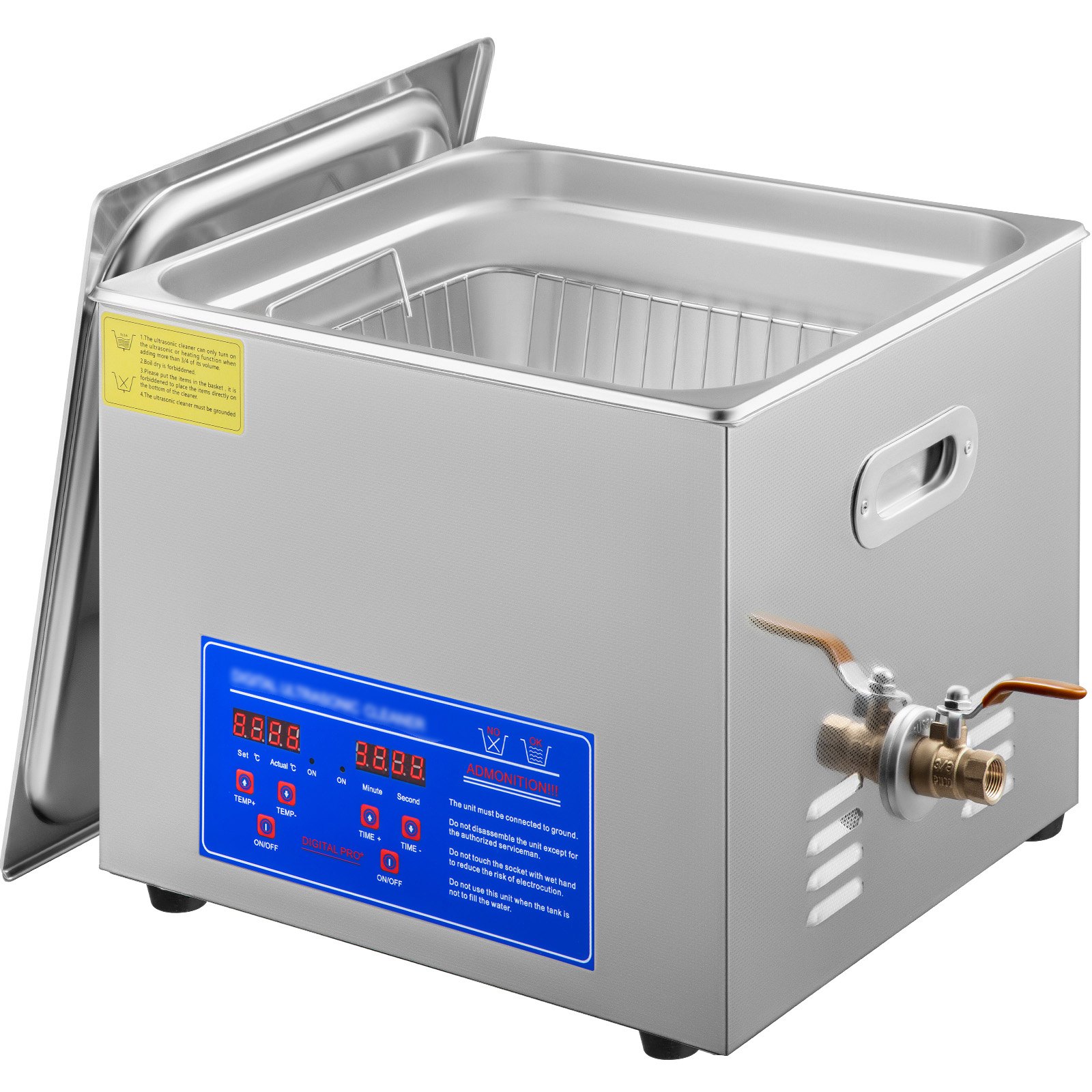 V952-JPS-60ACSBQXJ0001V3-202508011735-00 Vevor Powerful Stainless Steel 13.5-15 L Liters Ultrasonic Cleaner 360W Digital Heater Timer - Image 1