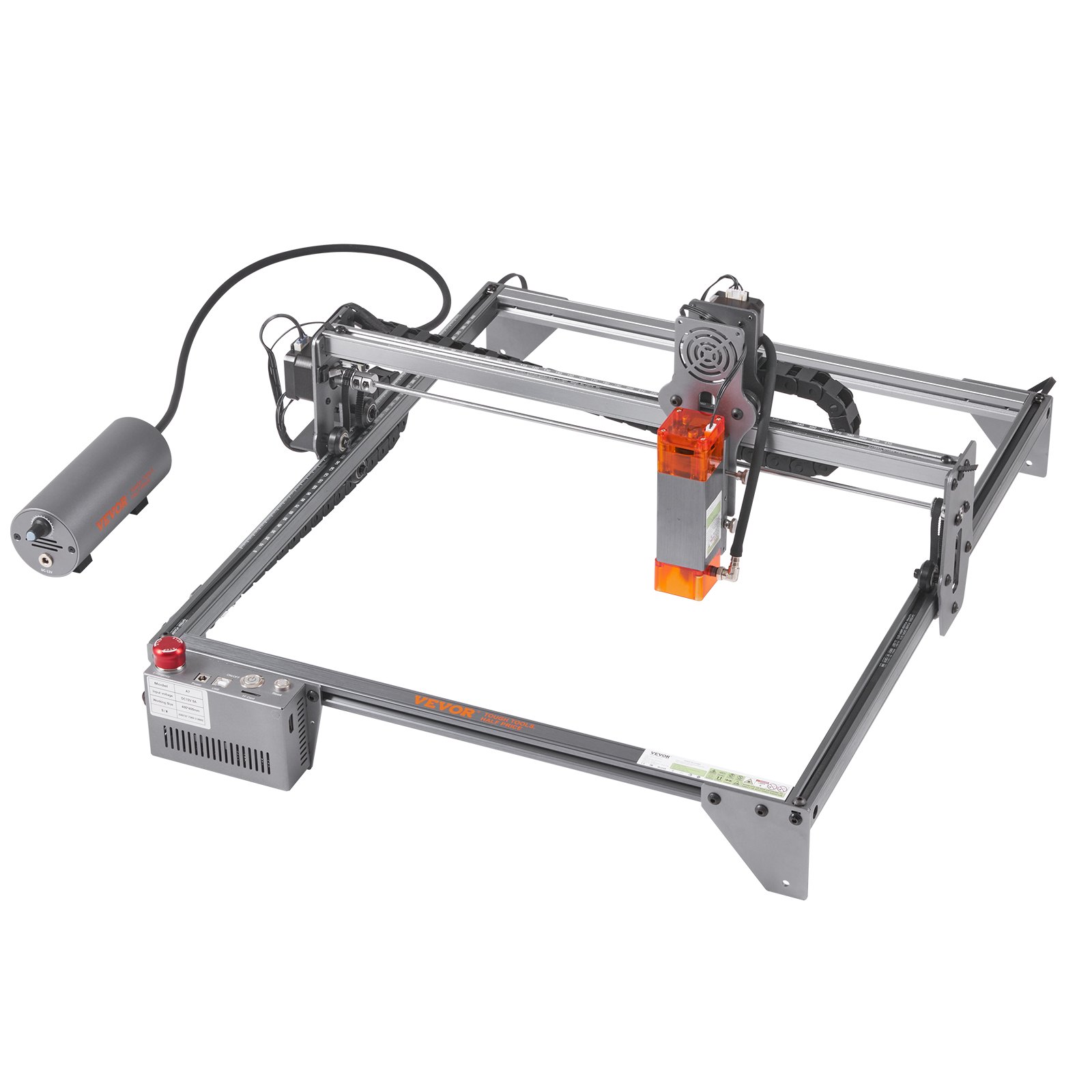 V952-KZXS10W4140CMDRN1V3-202507141411-00 VEVOR Laser Engraver, 10W Output Laser Engraving Machine, 15.7" x 15.7" Large Working Area, 10000mm/min Movement Speed, Compressed Spot with Eye Protection, Laser Cutter for Wood, Metal, Acrylic - Image 1