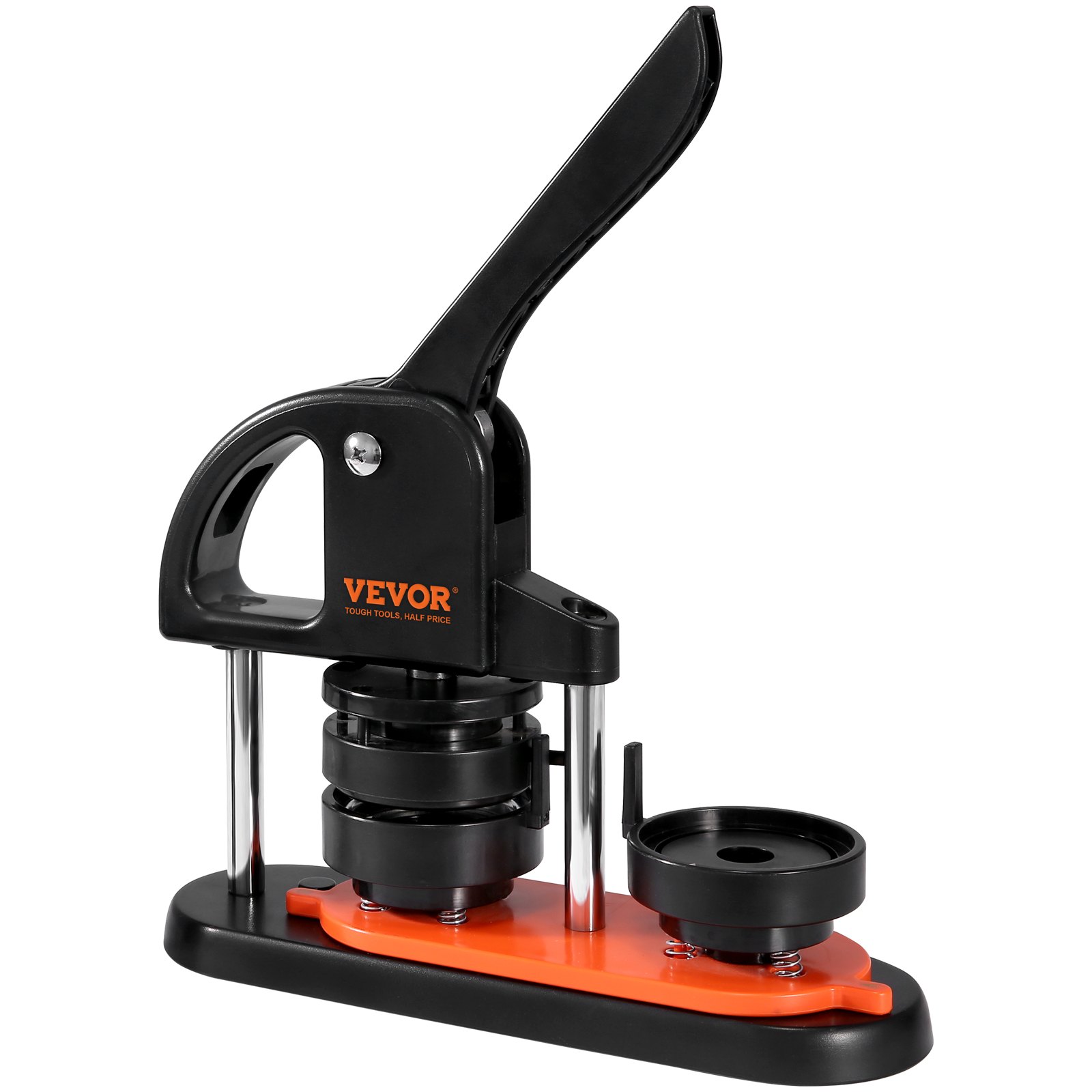 V952-SLKXZJ58MM100NXJ1V0-202508011953-00 VEVOR Button Maker Machine, 2.28 inch/58mm Pin Maker, Installation-Free Badge Punch Press Kit, Children DIY Gifts Button Making Supplies with 100pcs Button Parts, Circle Cutter, Magic Book - Image 1