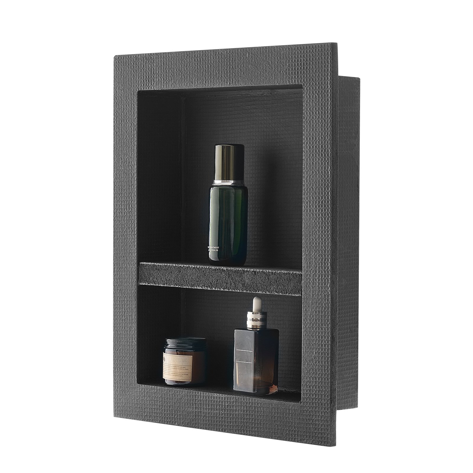 V952-SLLYBK2C16INJ0D06001V0-202508020115-00 VEVOR Shower Niche 40.6 x 50.8 x 10.2 cm Recessed Wall Divider Shelf Bathroom - Image 1