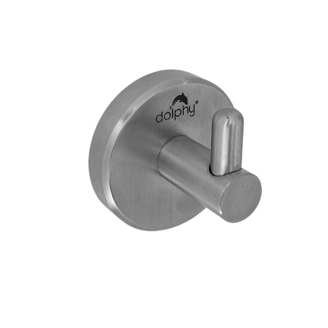 V959-DBRH0001-202507050315-00 Single Robe Hook - Concealed Fix Brushed Finish - Image 1
