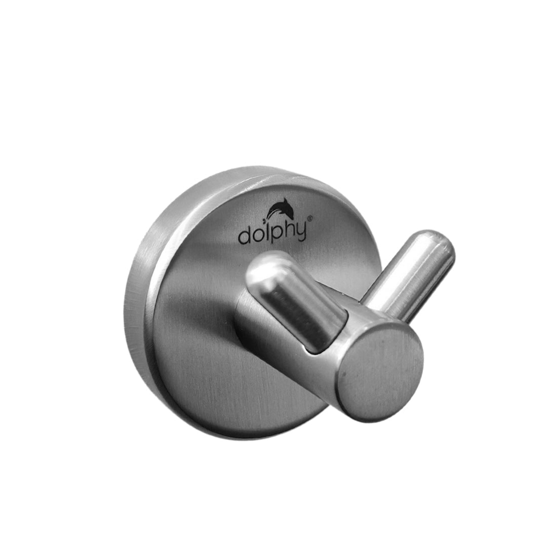 V959-DBRH0002-202507050325-00 Double Robe Hook - Concealed Fix Brushed Finish - Image 1