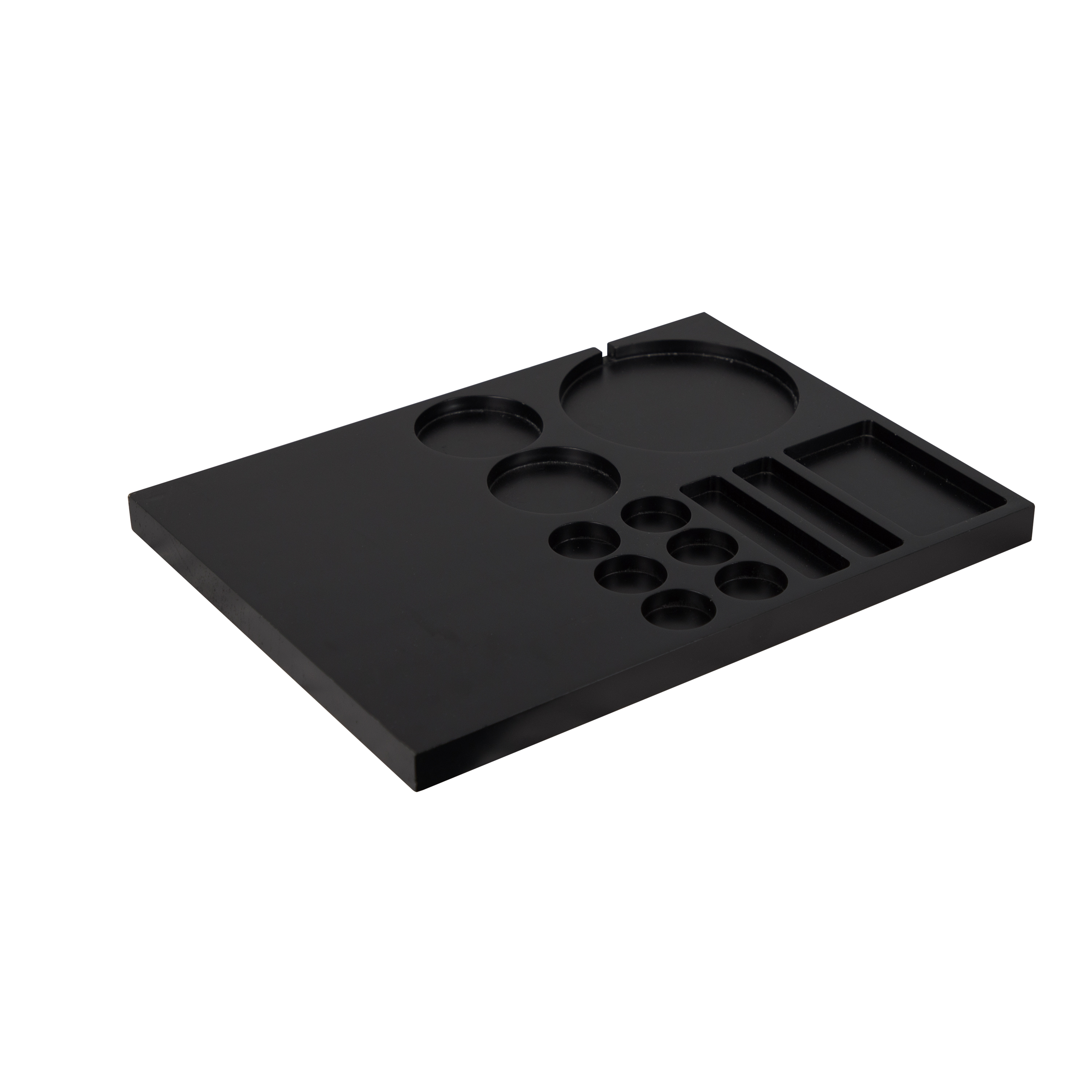V959-DKTL0064-202507050302-00 Beech Wood Kettle Tray - Black - Image 1
