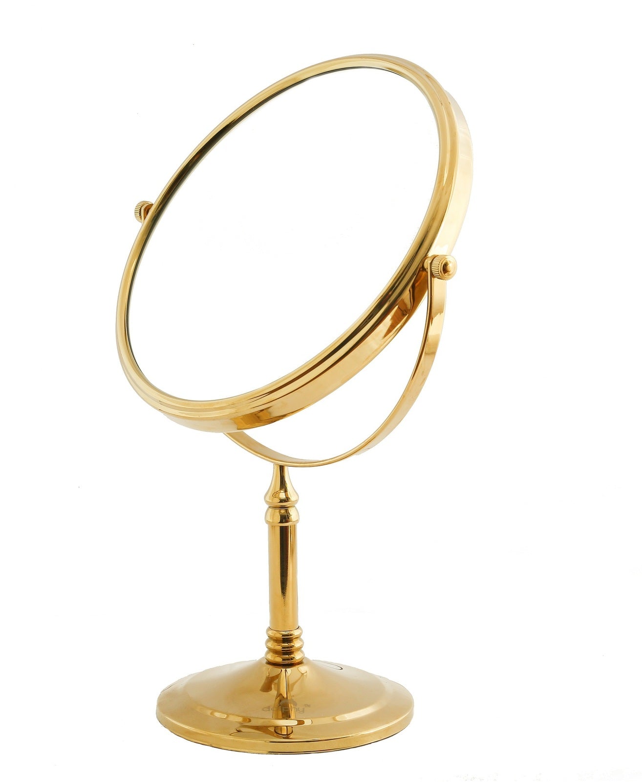 V959-DMMR0019-202507050320-00 5X & 1X Tabletop Magnifying Mirror - Royal Gold - Image 1