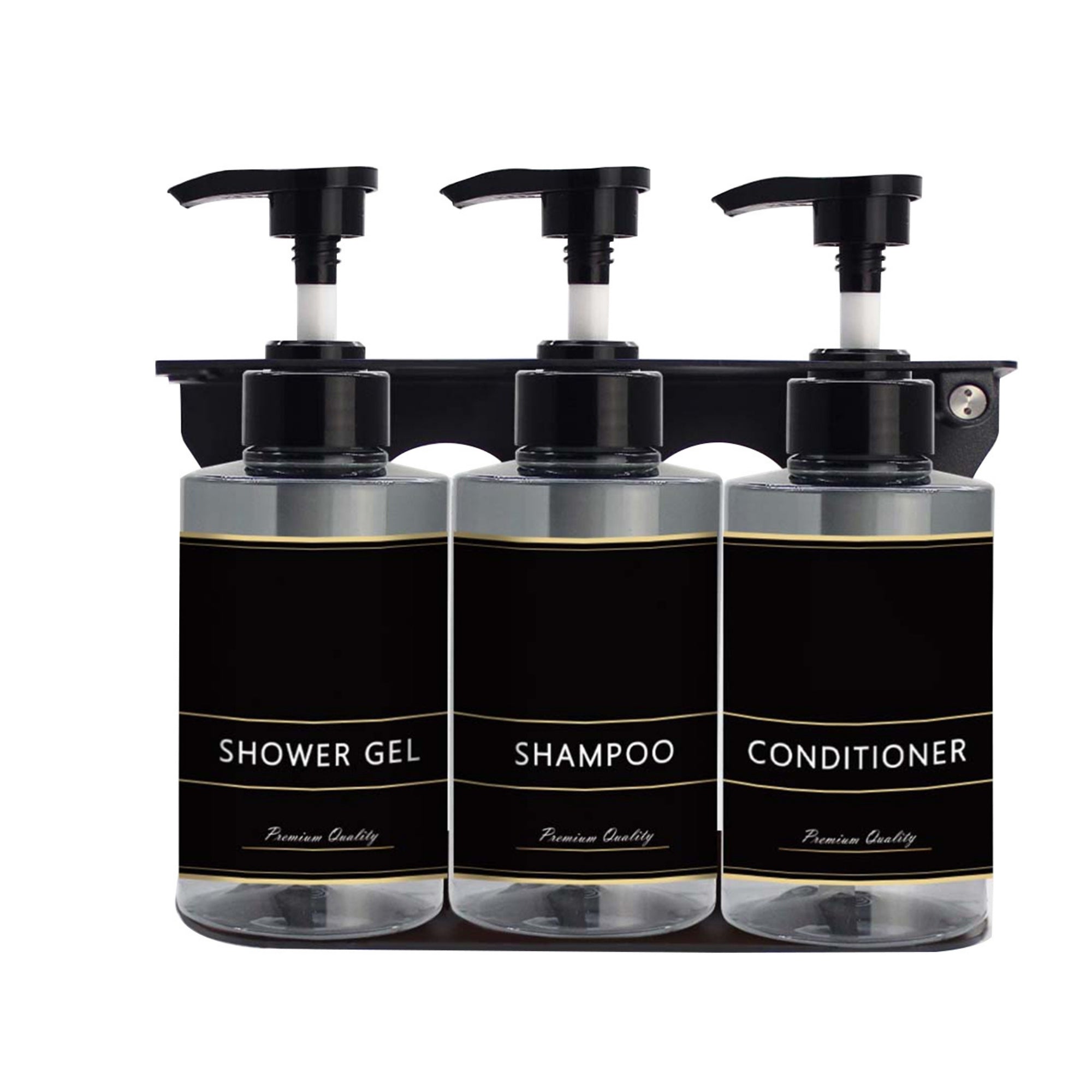 V959-DSDR0150-202507050145-00 Liquid Soap Dispenser 300ml X 3 - Transparent - Image 1